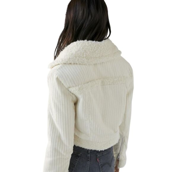 Urban Outfitters Women's NEW with Tags Corduroy/Sherpa BDG Salem Jacket - sz. S - Picture 4 of 6